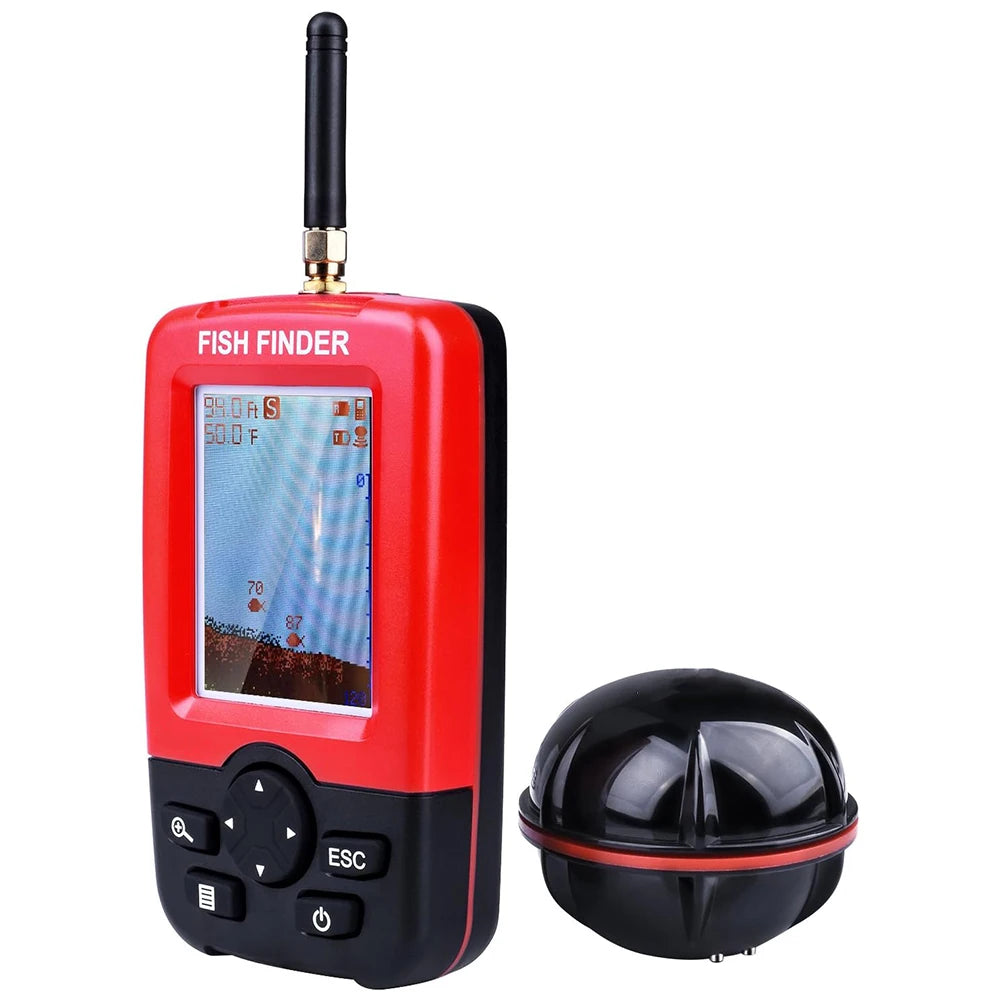 Portable Wireless Fish Finder – Sonar Fishing Alert & Underwater Echo Sounder for Accurate Fish Detection - Moss Roze