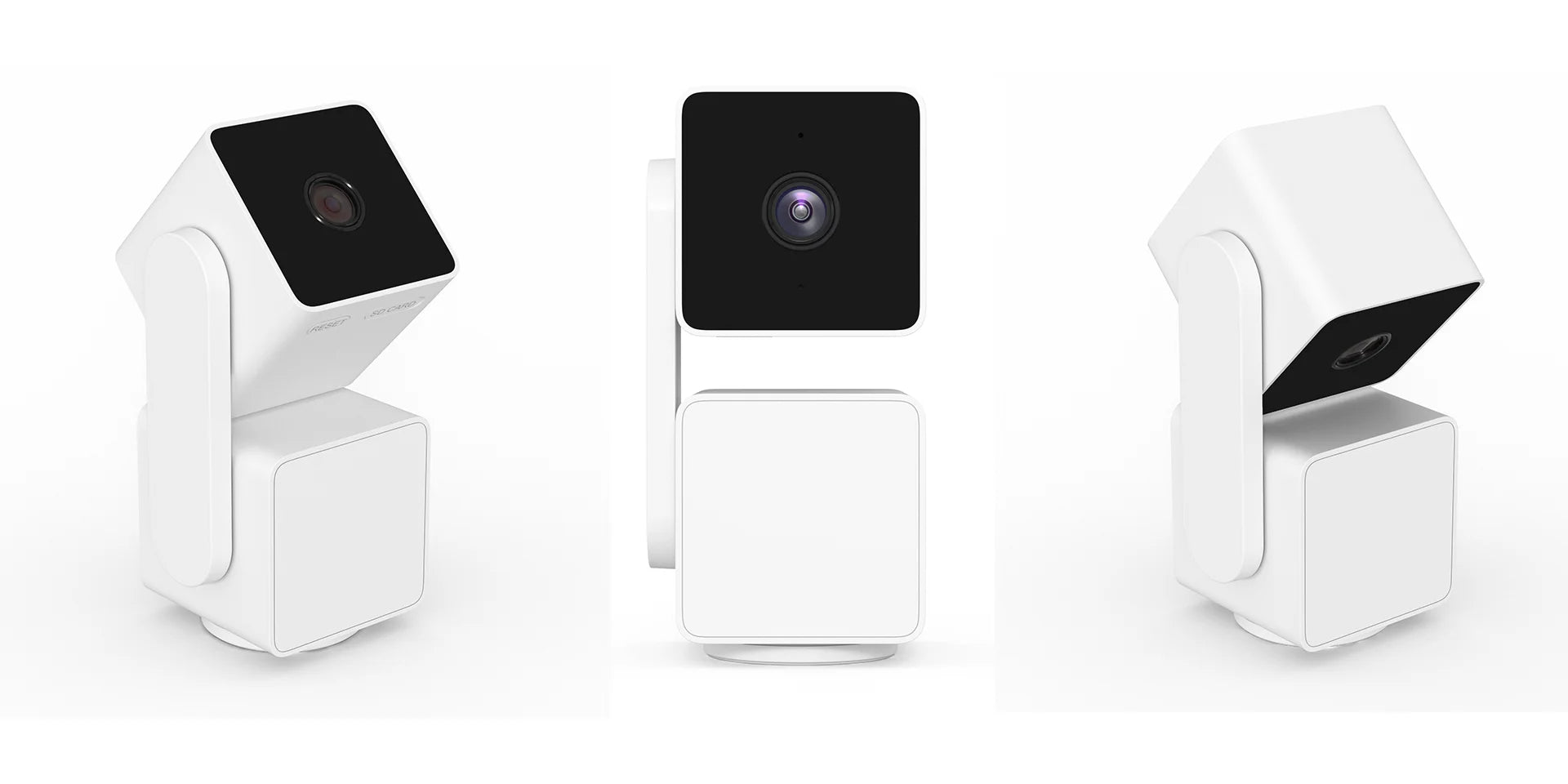 Cam Pan v3 – 1080P HD Smart Indoor/Outdoor Security Camera with Motion Tracking, Color Night Vision, 2-Way Audio, Works with Alexa - Moss Roze