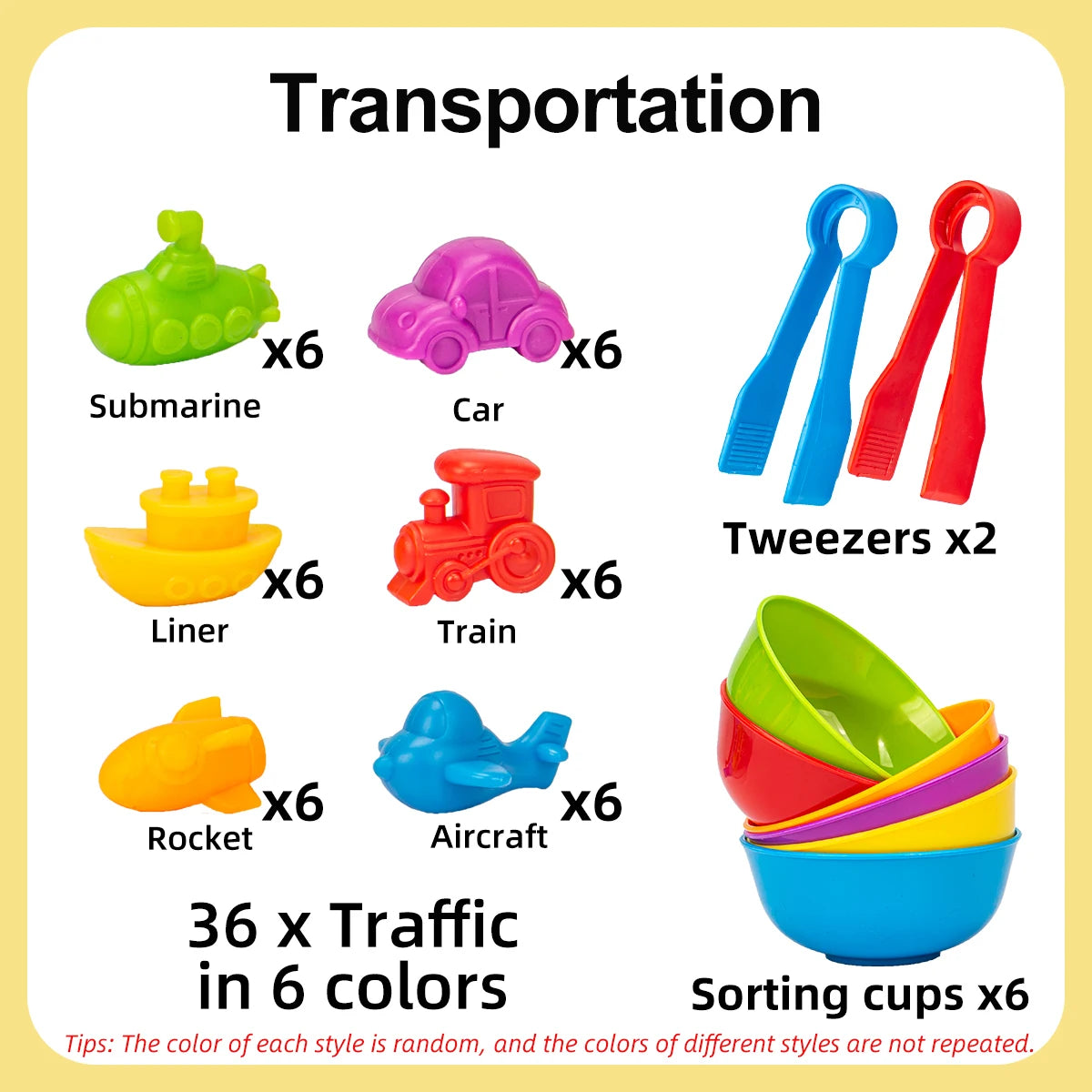 Counting Animal Sorting Toys – Montessori Preschool Learning Set for Toddlers, Color & Shape Recognition, STEM Math Educational toy - Moss Roze