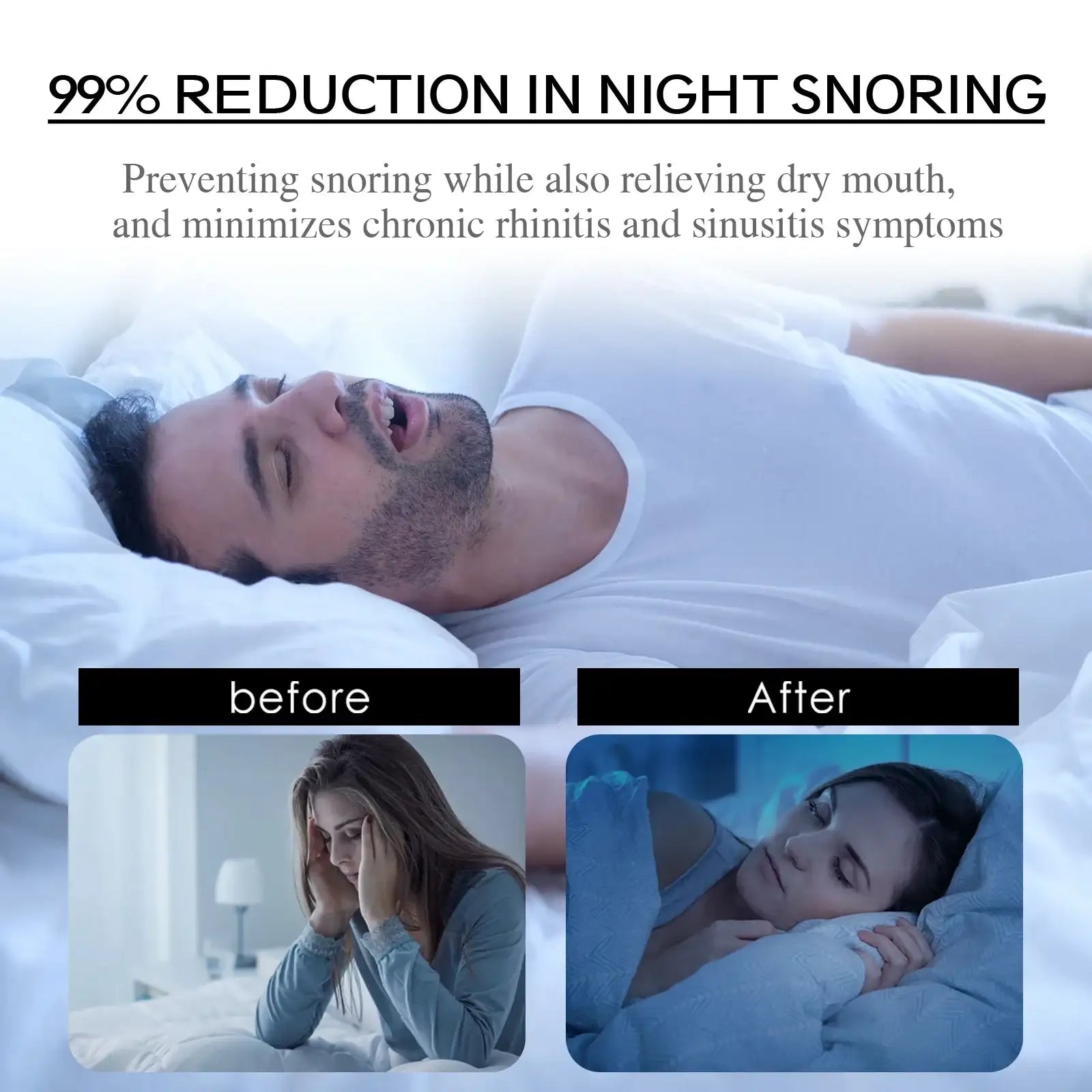 Anti-Snoring Nose Patch – Sleep Aid for Breathing Correction & Better Night Rest | Portable Mouth Tape Alternative