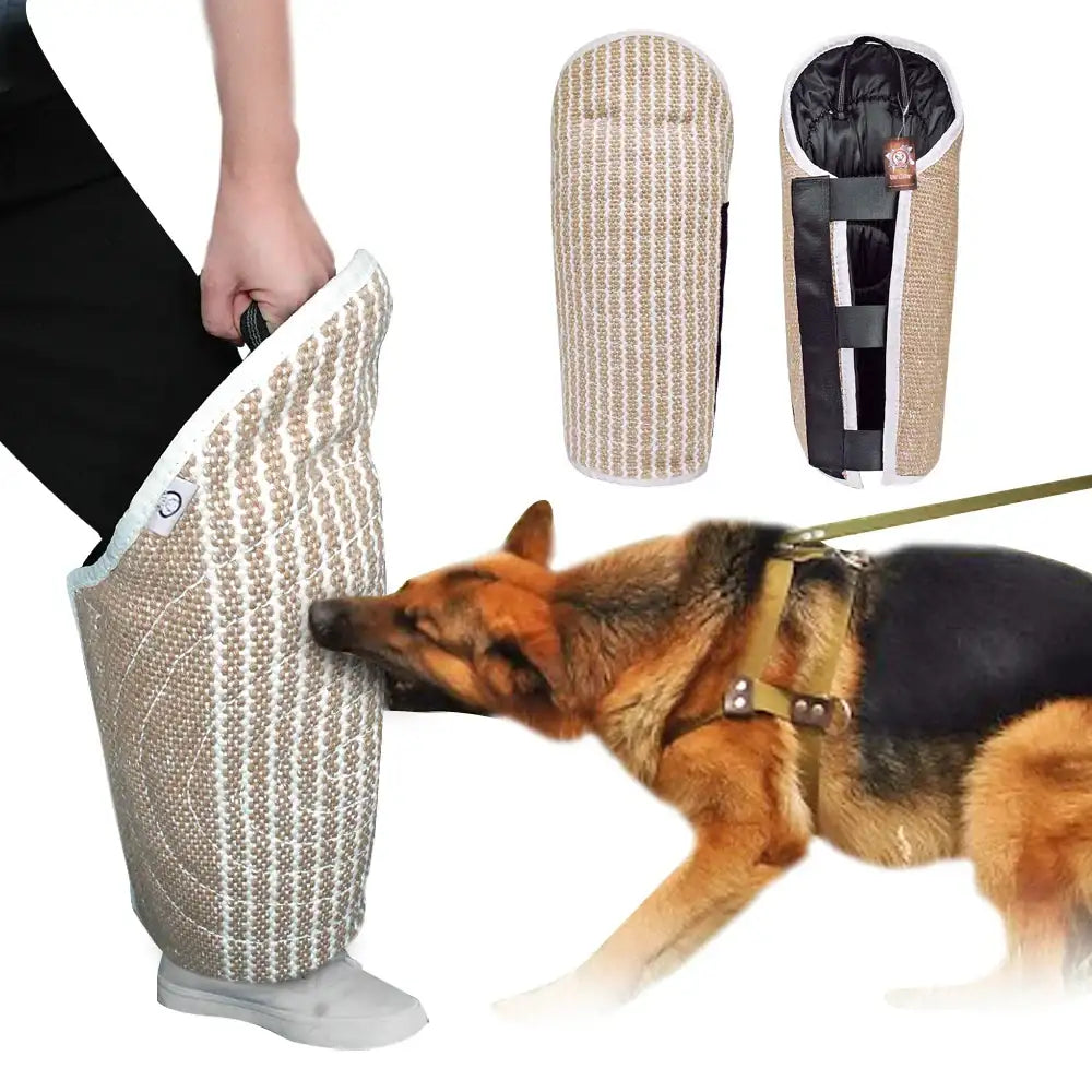 Dog Bite Training Sleeve & Tug Toy Set – Protection Aid for Malinois, German Shepherd