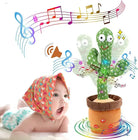 Dancing Talking Cactus Mimicking  Baby Toy, Talking Repeat Singing Toy – Repeats Talking, Sings & Dances
