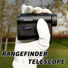 600M Golf Laser Rangefinder – USB-C Rechargeable with Slope Compensation, Flagpole Lock & Vibration Alert - Moss Roze