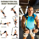 TRX GO Home Gym Suspension Trainer | Portable Full-Body Workout System for Strength, Core & Bodyweight Training at Home or Travel - Moss Roze