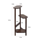 3 Tier Bamboo Tall Corner Plant Stand – Multi-Layer Indoor & Outdoor Plant Rack for Balcony, Garden, Patio, and Living Room - Moss Roze