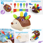 Hedgehog Montessori Educational Toy – Fine Motor Skills, Counting & Color Learning Game for Toddlers - Moss Roze