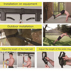 TRX GO Home Gym Suspension Trainer | Portable Full-Body Workout System for Strength, Core & Bodyweight Training at Home or Travel - Moss Roze
