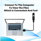 Mini Voice Activated Recorder – Digital Audio Recording Device, Professional Dictaphone & Listening Micro Recorder | Keychain & Pendant Design - Moss Roze