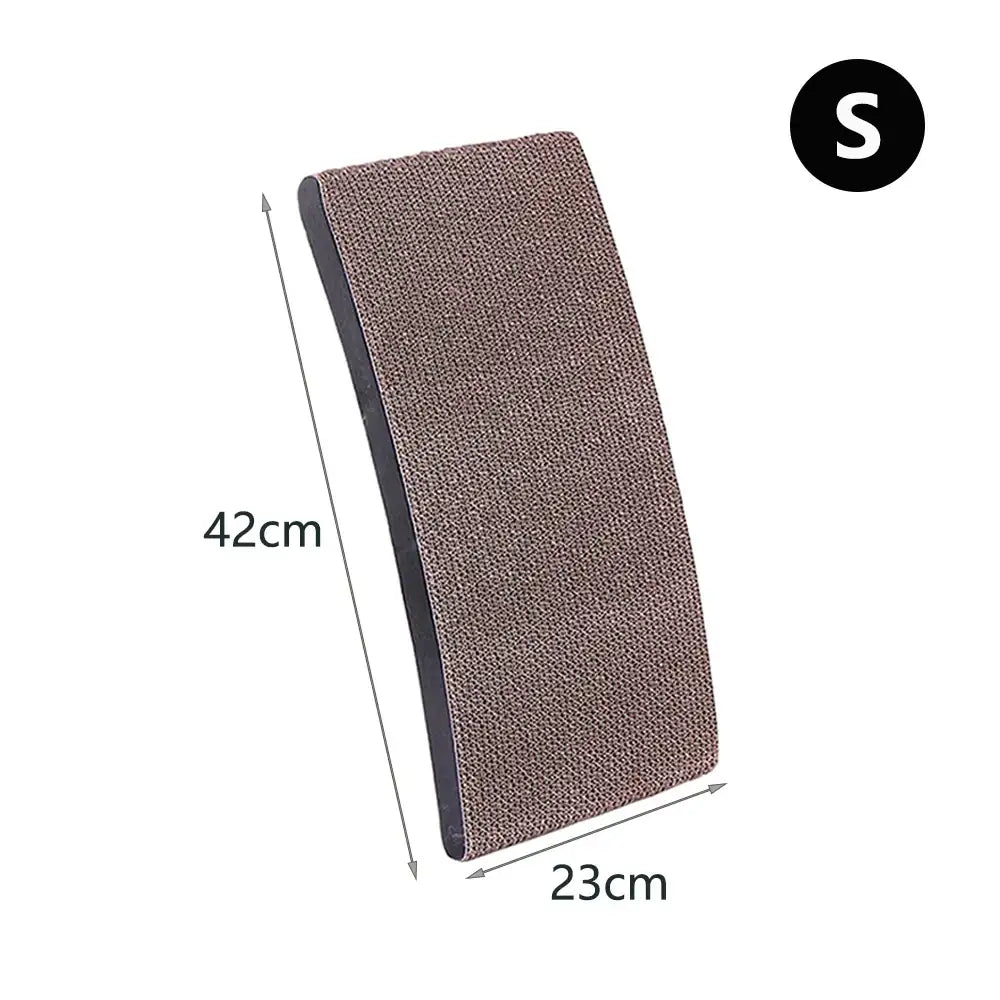 Cat Scratcher Board Wooden Frame – 3-in-1 Detachable Scratching Post and Lounge Bed