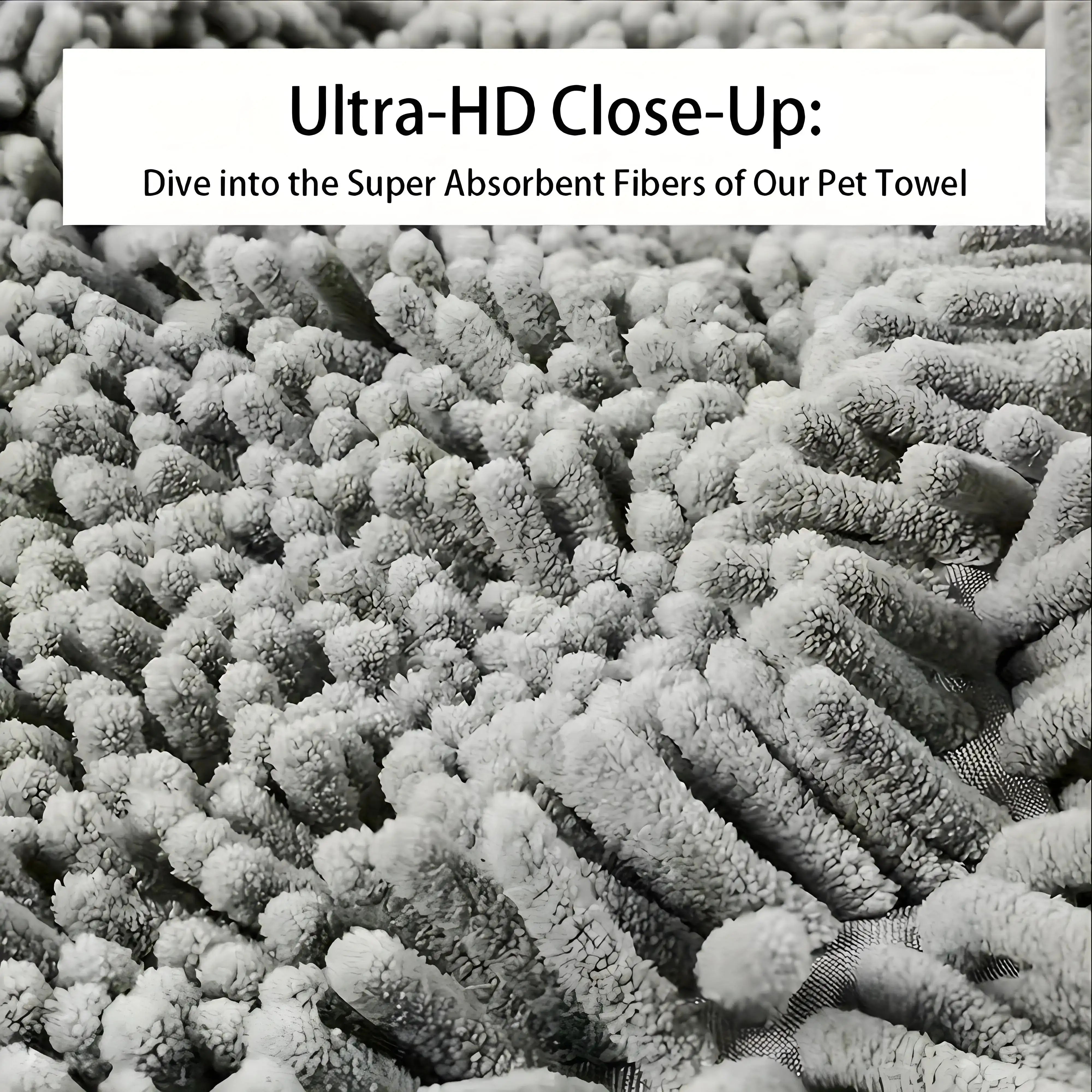 Plush Microfiber Pet Towel – Ultra Absorbent, Quick-Dry & Hypoallergenic