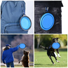 Collapsible Silicone Dog Food and Water Bowl