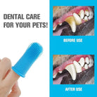 3/1pcs Pet Finger Toothbrush – Soft Silicone Pet Teeth Cleaner