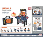 Kids Transformable Tool Bench Set – Realistic Pretend Play Construction Workshop Toy for Boys & Girls Age 3-12| Educational Learning Gift | New Year Gift - Moss Roze