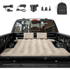 Inflatable Truck Bed Air Mattress for 5.5–5.8 ft Pickup Beds – Waterproof Camping Mattress with Pillows, Cup Holder, Carry Bag – Full Size 67"x62"