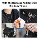 Mini Voice Activated Recorder – Digital Audio Recording Device, Professional Dictaphone & Listening Micro Recorder | Keychain & Pendant Design - Moss Roze