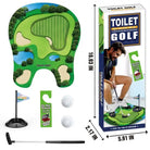 Toilet Golf Game Mat – Funny Bathroom Mini Golf Set  with mat - Moss Roze