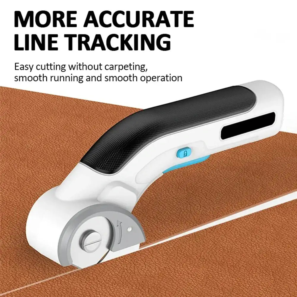 Cordless Electric Fabric Scissors – USB Rechargeable Cutter for Leather, Cloth & Cardboard