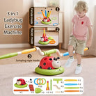Ladybug 4-in-1 Sports & Entertainment Game Toy – Rope Skipping, Toss Ring, Rocket Launcher & Baseball Mode for Kids