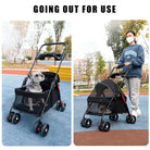 Foldable Pet Stroller for Small Dogs & Cats – Lightweight Travel Carrier for Outdoor Walks