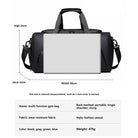 Large Capacity Sports Gym Duffel Bag with Shoe Compartment – Portable Travel Workout Handbag for Men & Women - Moss Roze