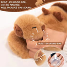 Cute Capybara & Penguin Plush Gloves with Hat & Scarf | Soft Warm Winter Fleece Mittens – Perfect Christmas & New Year Gift | Best Winter Apparel - Moss Roze