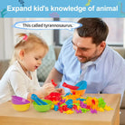 Counting Animal Sorting Toys – Montessori Preschool Learning Set for Toddlers, Color & Shape Recognition, STEM Math Educational toy - Moss Roze