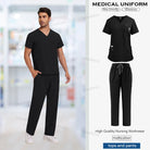 Unisex Nursing Scrubs Set – Anti-Wrinkle Medical Uniform for Doctors, Nurses & Hospital Staff - Moss Roze