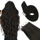 Tape-In Human Hair Extensions Real Brazilian Remy Hair Straight Seamless Skin Weft for Women, 12–24 Inch, 20P/40P | Best Women Hair - Moss Roze